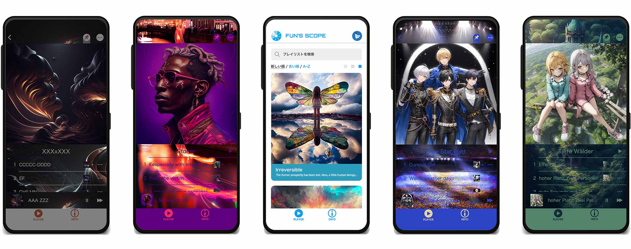 Web3ミュージックプレイヤー イメージ