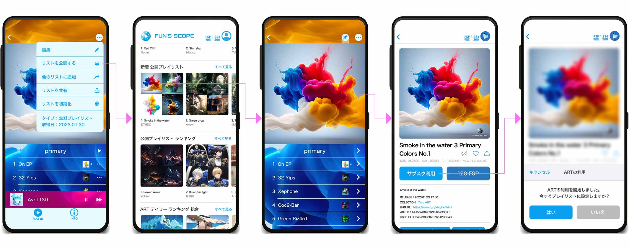 プレイリストを公開 イメージ